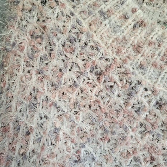 Made with Love cropped furry cropped sweater - Picture 4 of 5